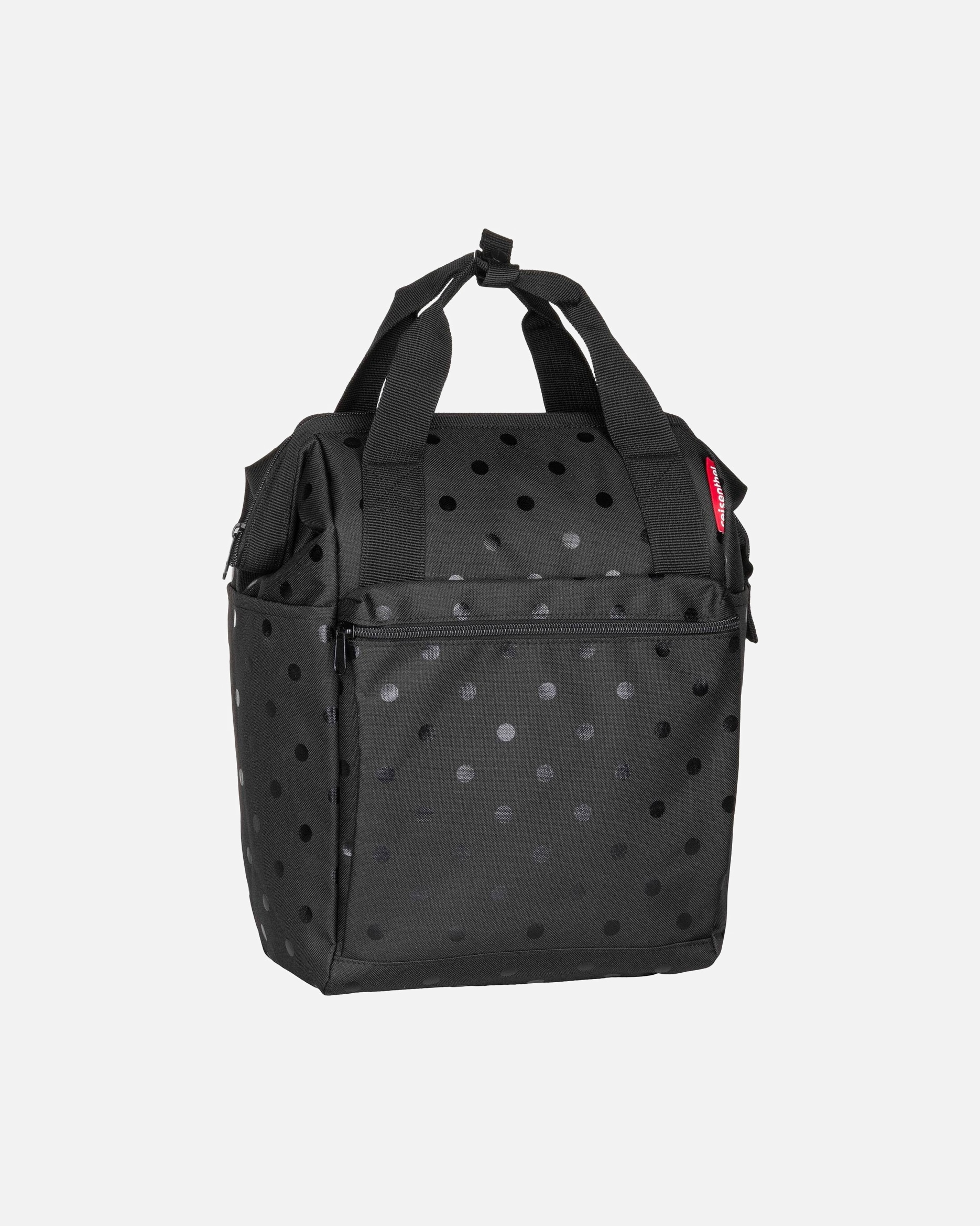 Rucksack für Weiblich Reisenthel Rucksack allrounder R Glossy Dots Black