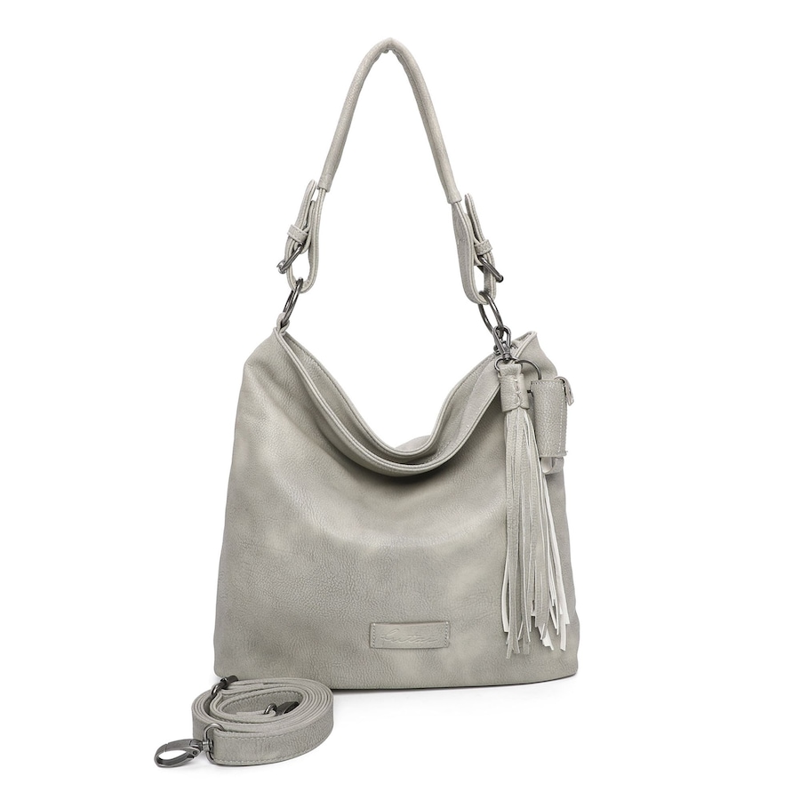 Fritzi aus Preußen Lipstick Schultertasche 32 cm pebbles Grau Damen
