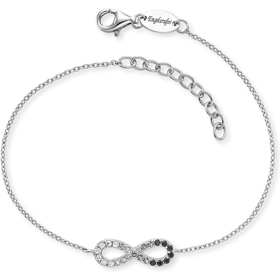 Engelsrufer Armband 925er Silber schwarz, silber Damen