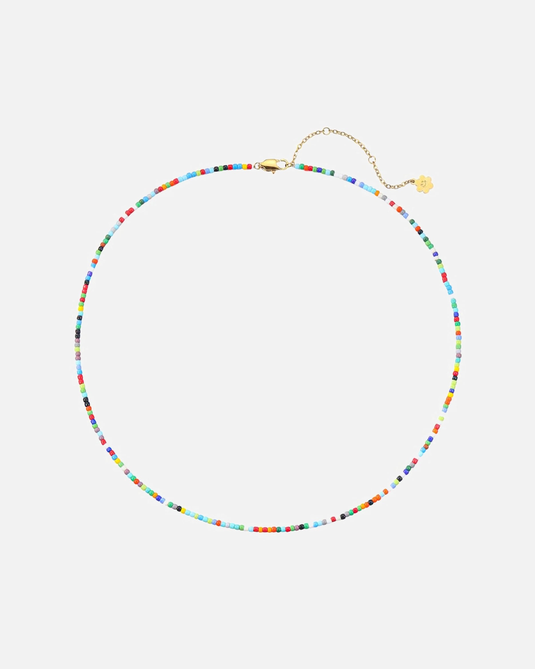 Armband für Weiblich Hey Happiness Default Brand Line Multicolor Perlen Armband – Edelstahl Armband – wasserfest Gold