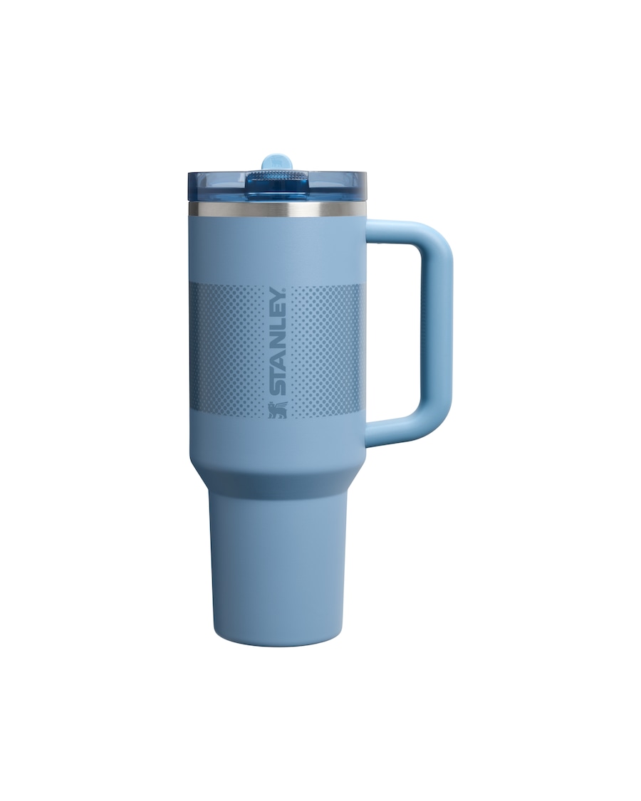 Stanley 1913 Thermobecher - 1,18L QUENCHER PROTOUR FLIP STRAW TUMBLER Indigo Fade Grau