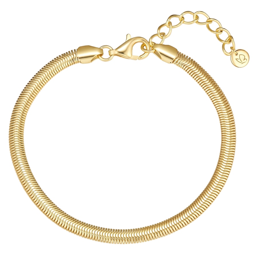 Glanzstücke München Armband aus Sterling Silber in gelbgold 17,0 cm Basislänge + 3,0 Verlängerung Damen