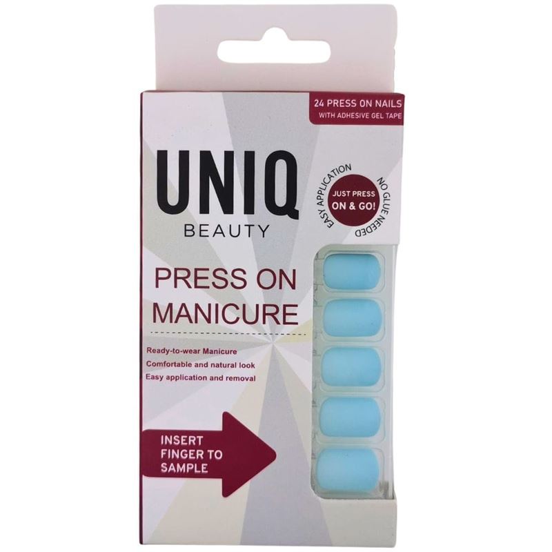 UNIQ Click On / Press Maniküre Nägel Baby Blue