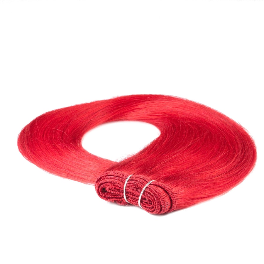 hair2heart Tresse Extensions Echthaar #0/44 Rot-Intensiv 100g 70cm 1 kg Pink Damen