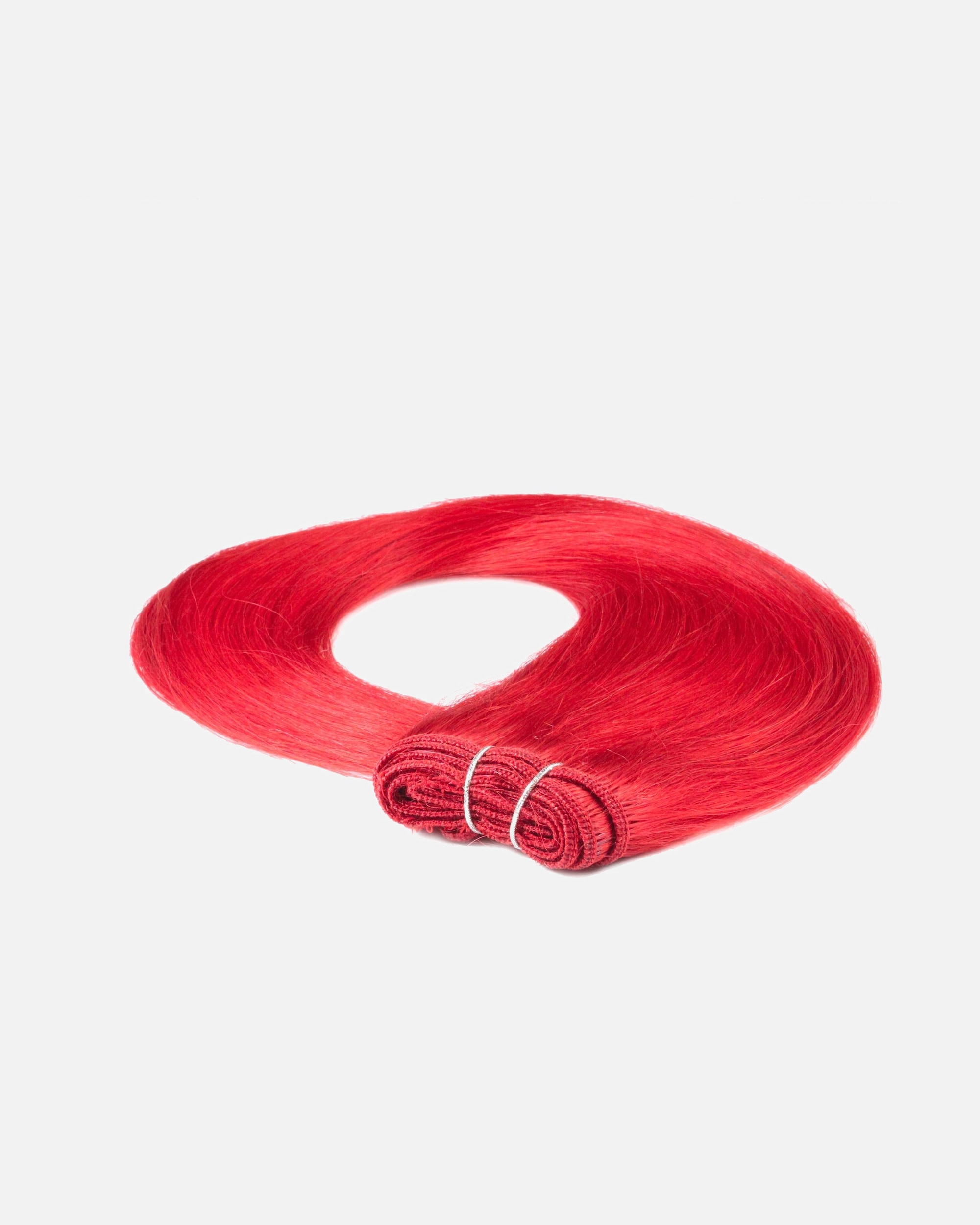 Extensions für Weiblich hair2heart Tresse Extensions Echthaar #0/44 Rot-Intensiv 100g 50cm