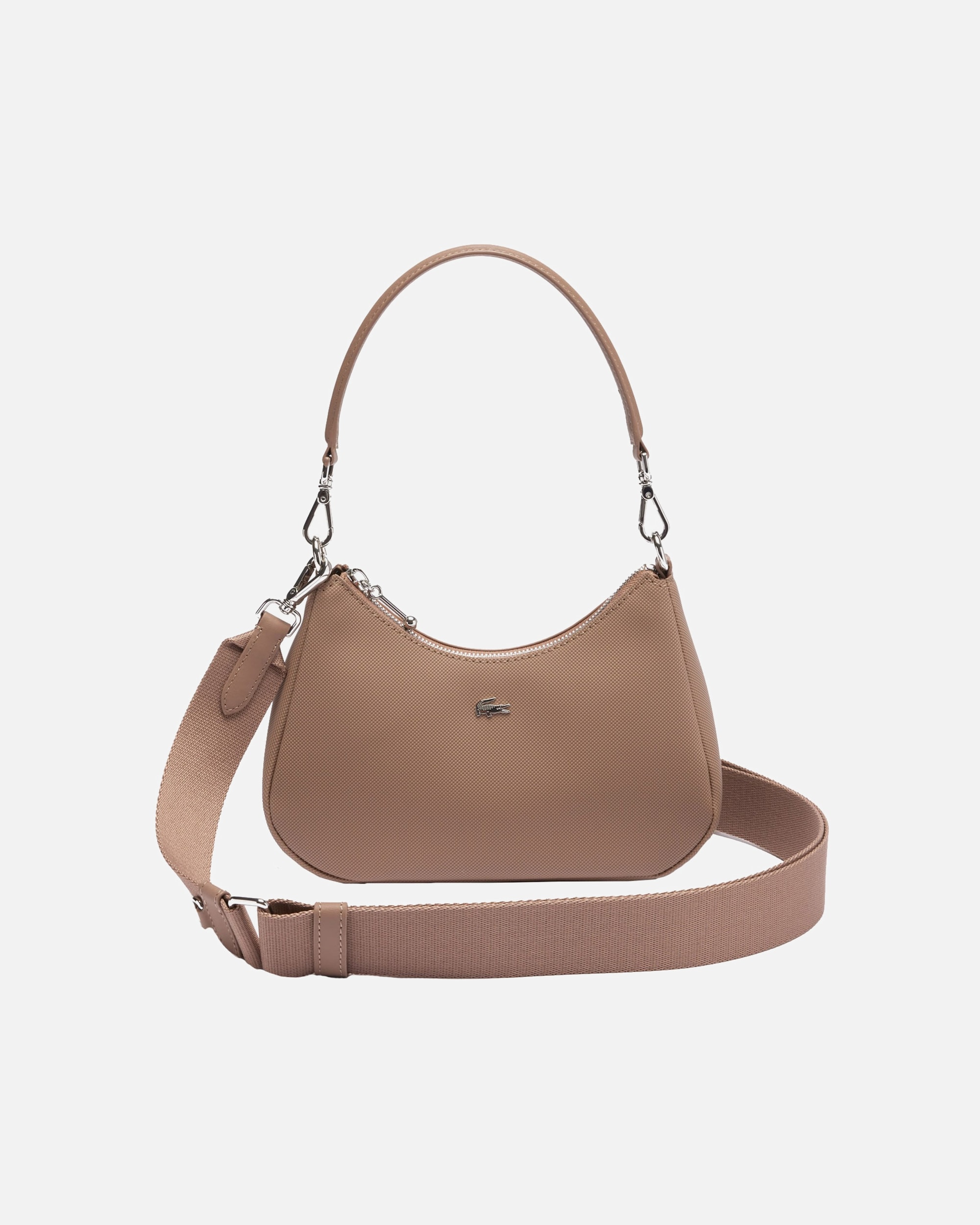 Tasche für Weiblich Lacoste Core Essentials Schultertasche Hellbraun