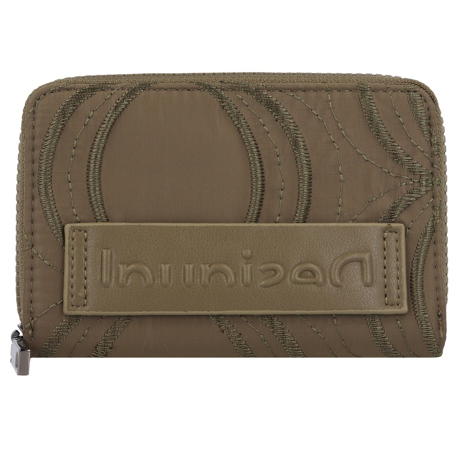 Desigual Geldbörse 14 cm khaki Grün Damen
