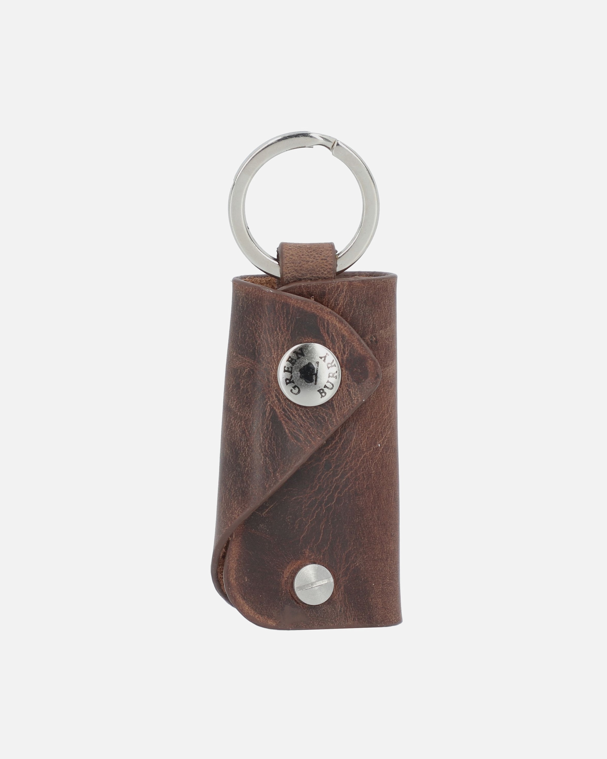 Anhänger für Männlich Greenburry Vintage Schlüsselanhänger Leder 7 cm brown