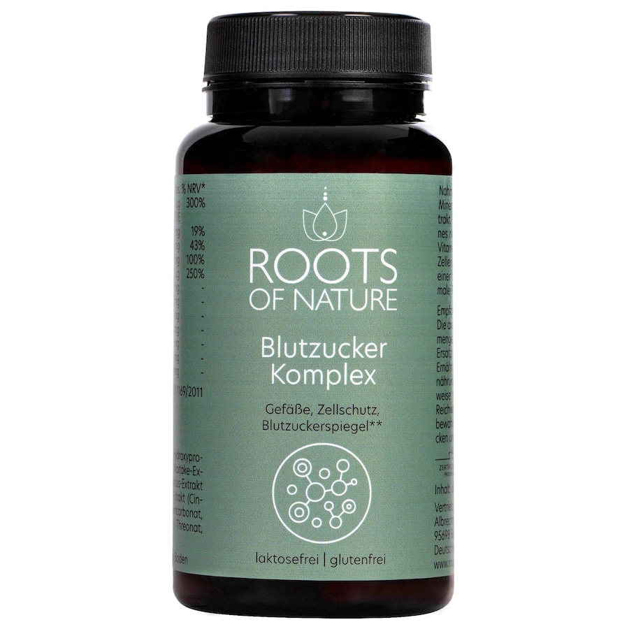 ROOTS OF NATURE Nahrungsergänzungsmittel 'Blutzucker Vitalpilz-Komplex Kapseln' 60 Stk 47 g