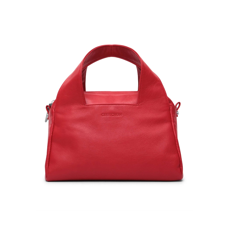 Gretchen Henkeltasche Ruby Tote Three aus italienischem Kalbsleder rot