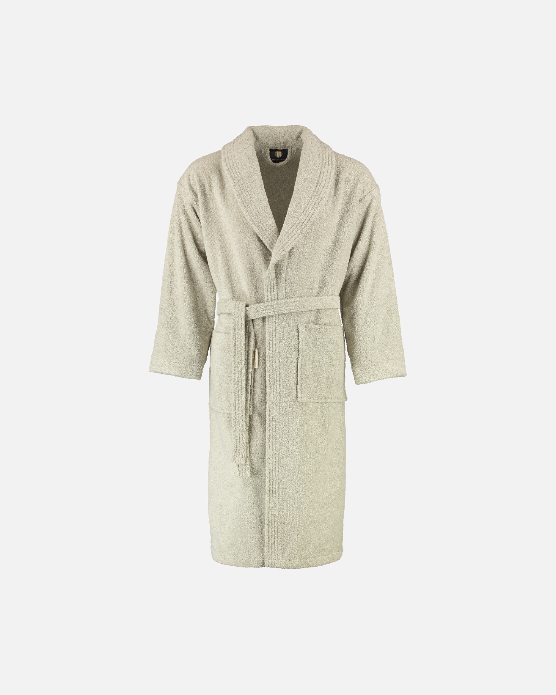 Bademantel für Unisex Rhomtuft Rhomtuft Bademäntel unisex Schalkragen Sir & Lady stone - 320 L