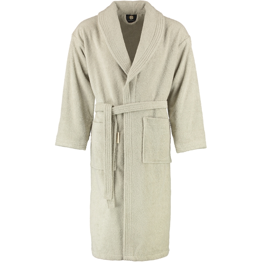 Rhomtuft Bademäntel unisex Schalkragen Sir & Lady stone - 320 L Weiss