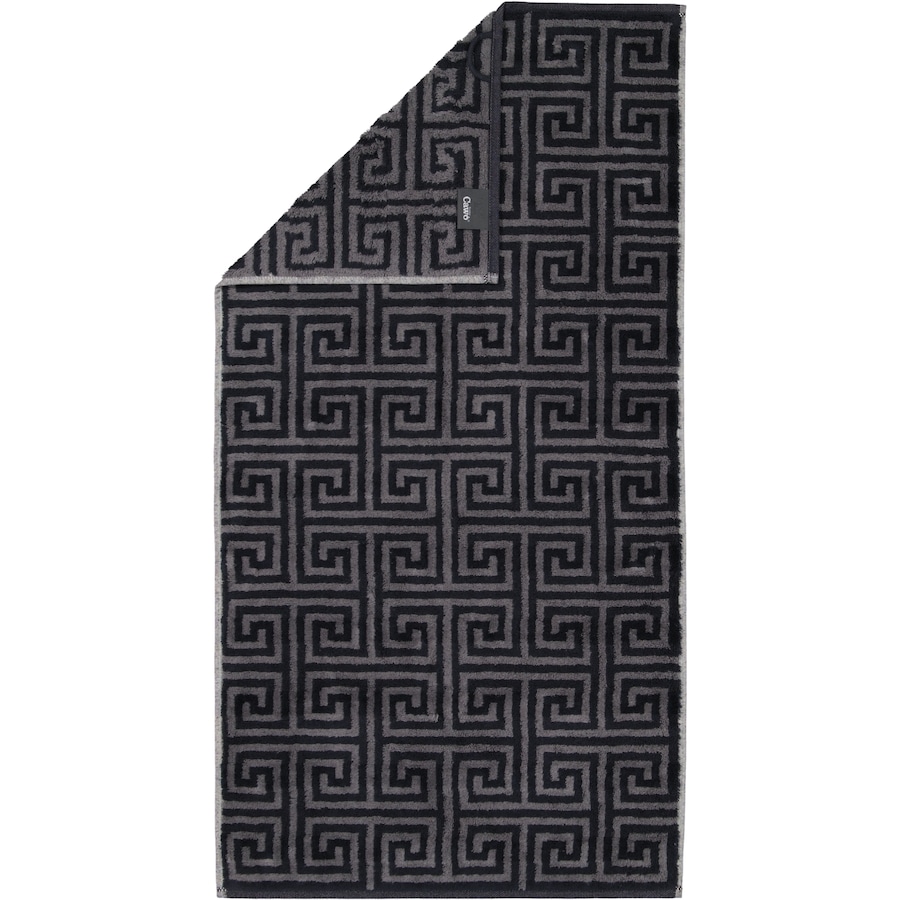 Cawö Handtücher Noblesse Elegance Allover 1088 anthrazit - 97 Handtuch 50x100 cm