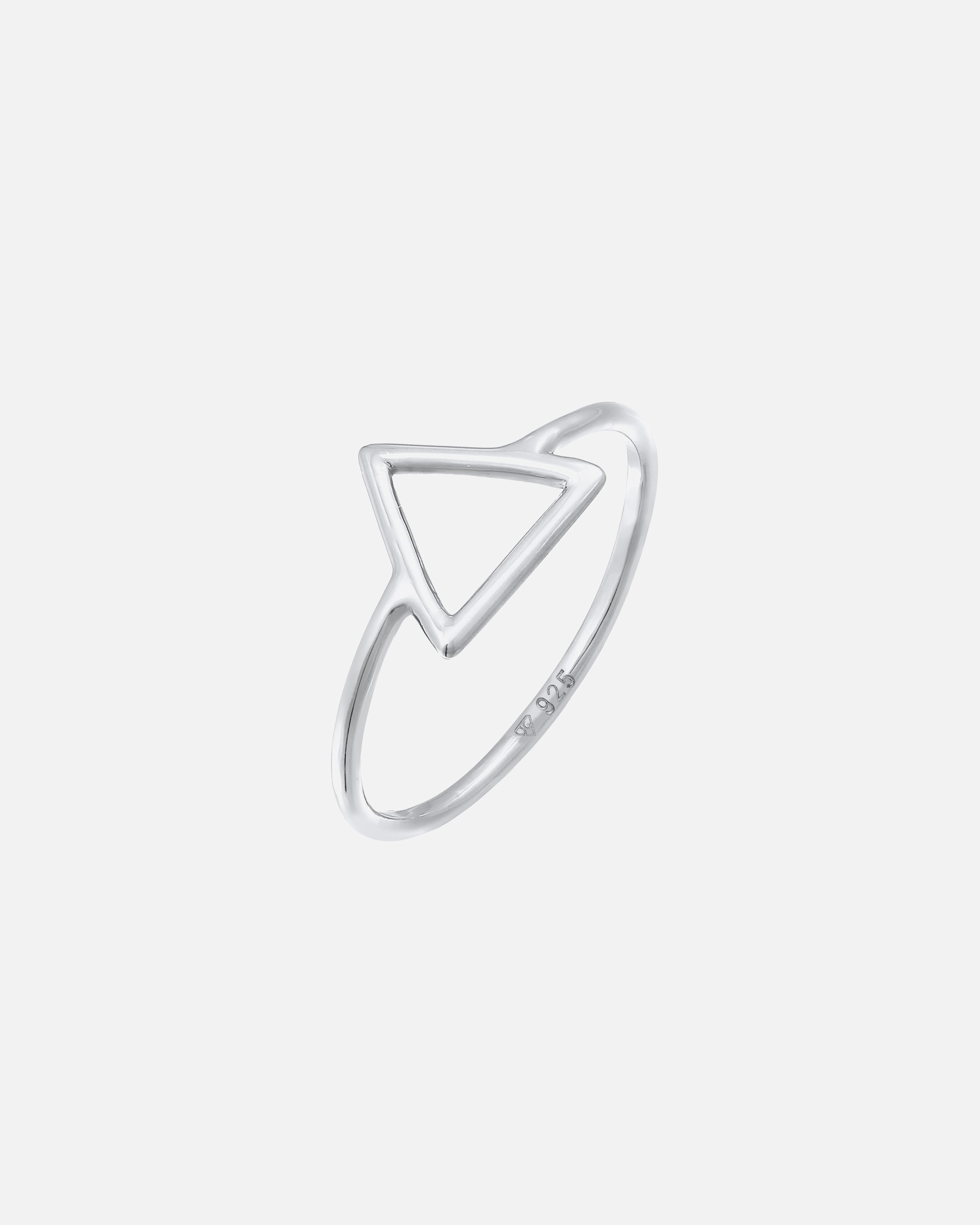 Ring für Weiblich Elli Trend Dreieck Statement 925 Silber 52