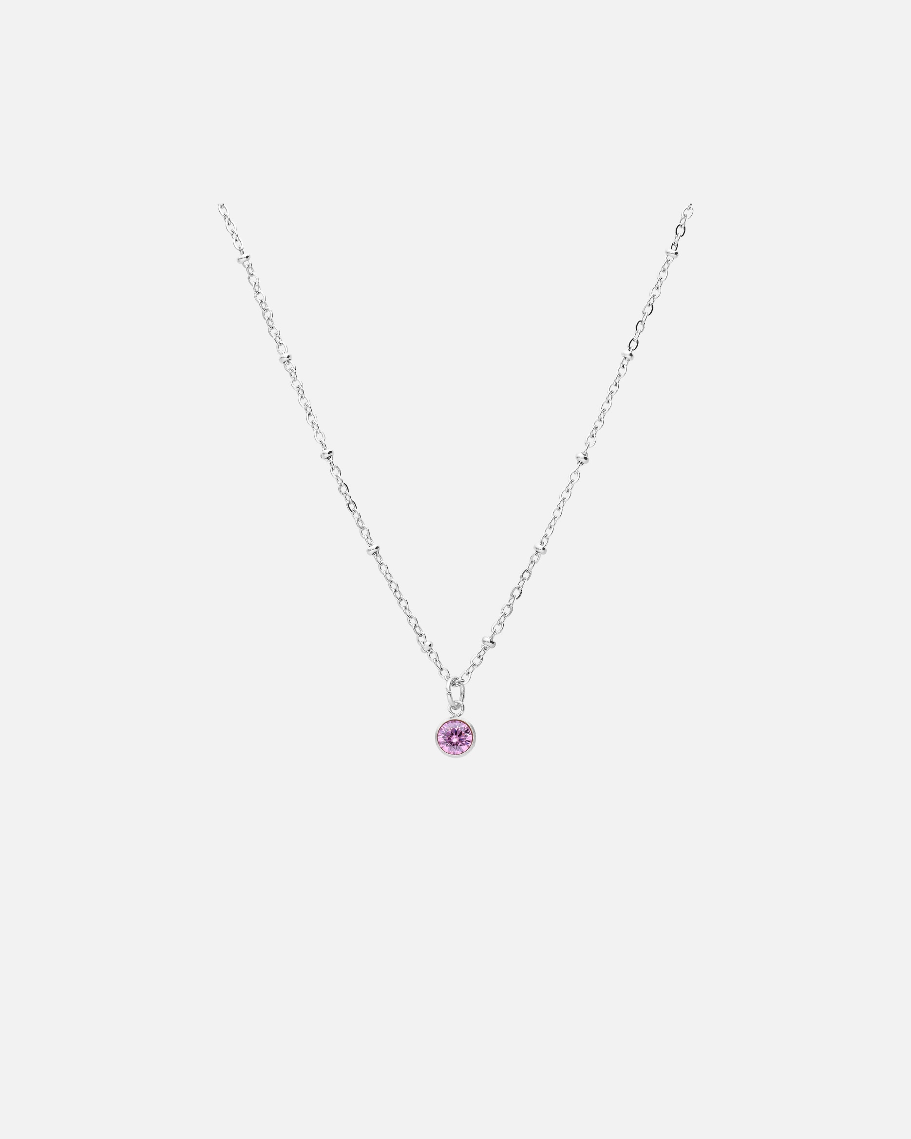 Halskette für Weiblich Lucardi Halsketten Silber - Oktober