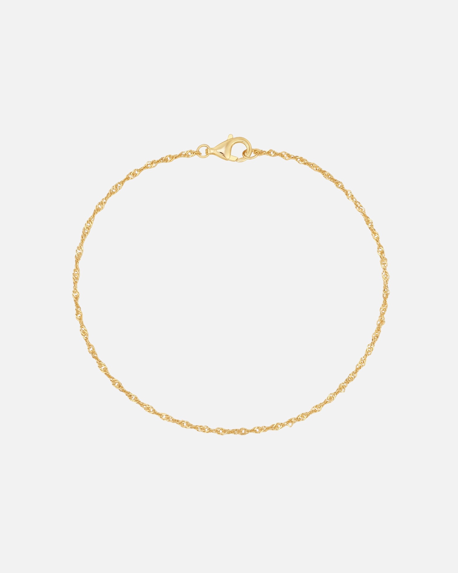 Armband für Weiblich Rafaela Donata Armband aus Sterling Silber in Gelbgold 17 cm