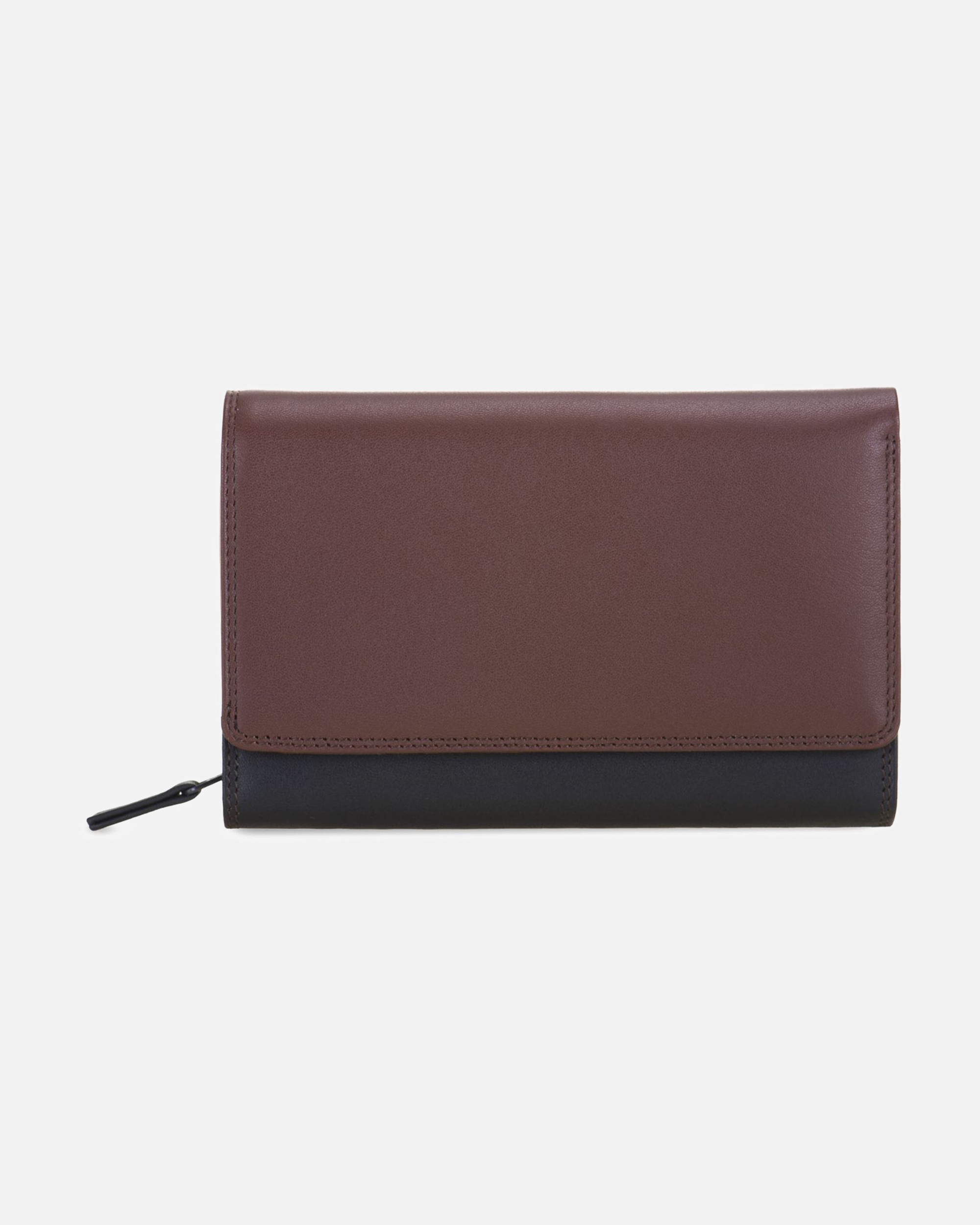 Portemonnaie für Weiblich Mywalit Geldbörse Leder 15 cm cacao