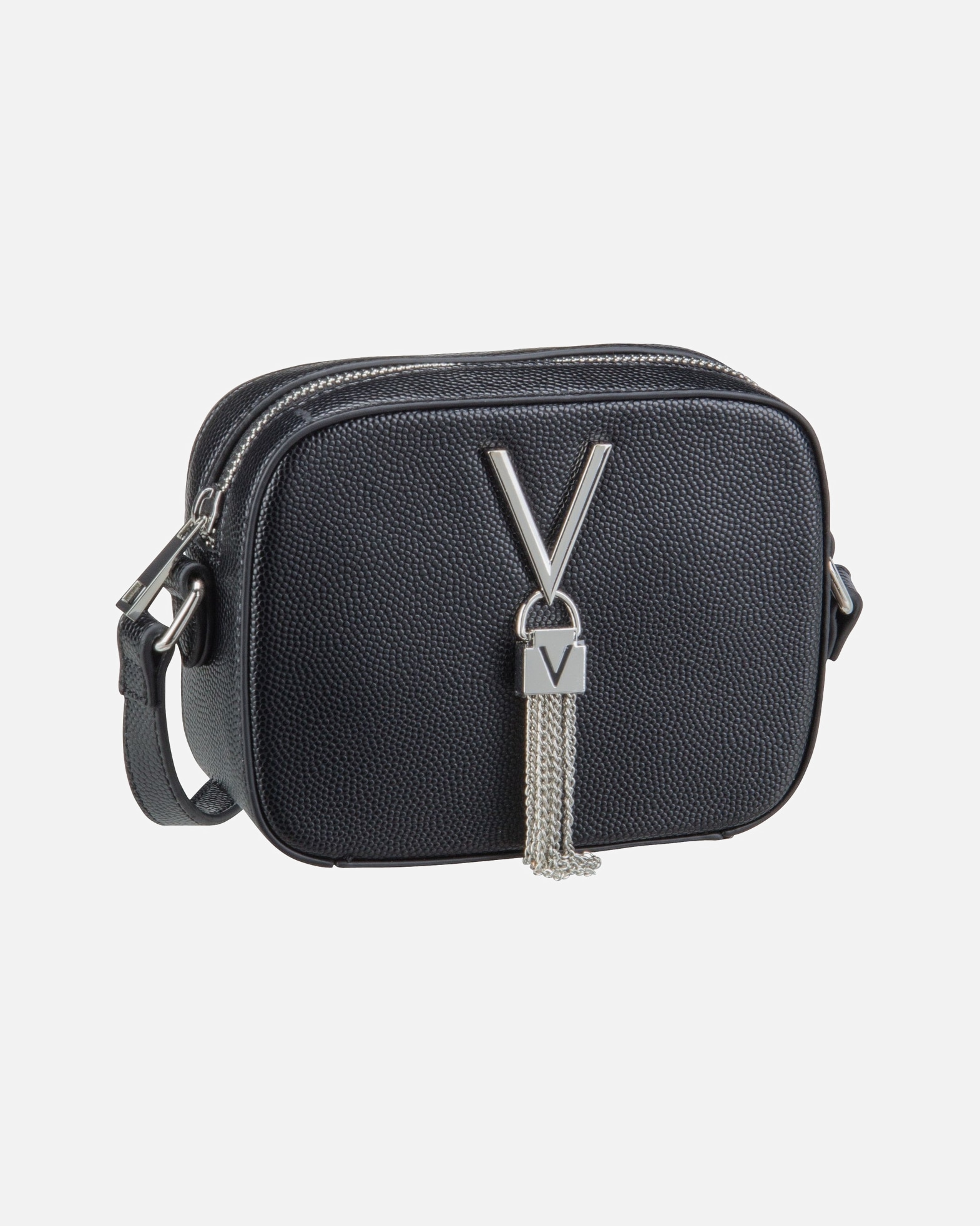 Umhängetasche für Weiblich Valentino Bags Umhängetasche Divina Tascapane 09G Nero