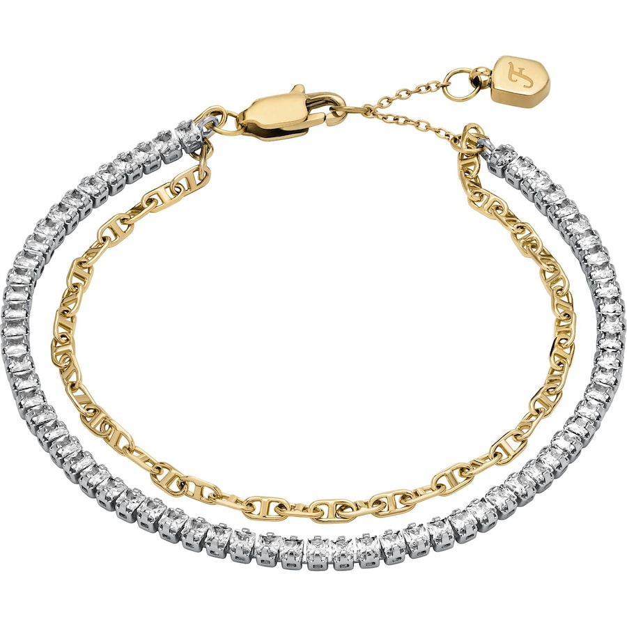 Fossil Armband Edelstahl, Metall One Size Damen