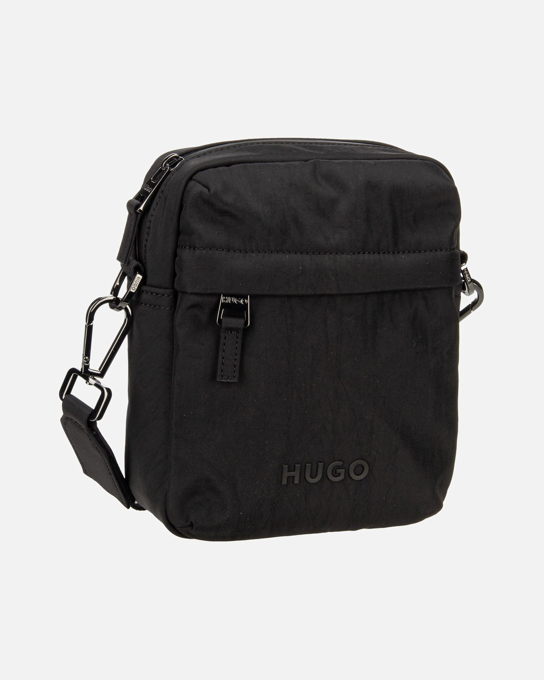 Umhängetasche für Männlich HUGO Umhängetasche Luka NorthSouth Zip Black