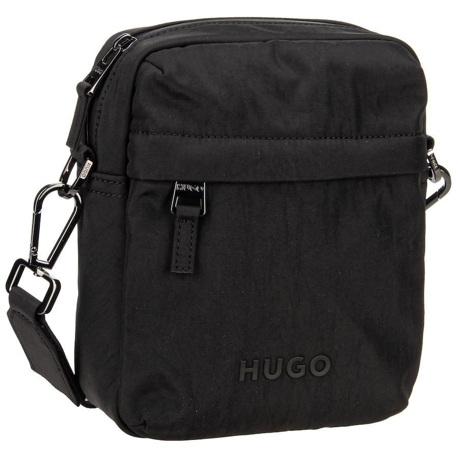 HUGO Umhängetasche Luka NorthSouth Zip Black Schwarz Herren