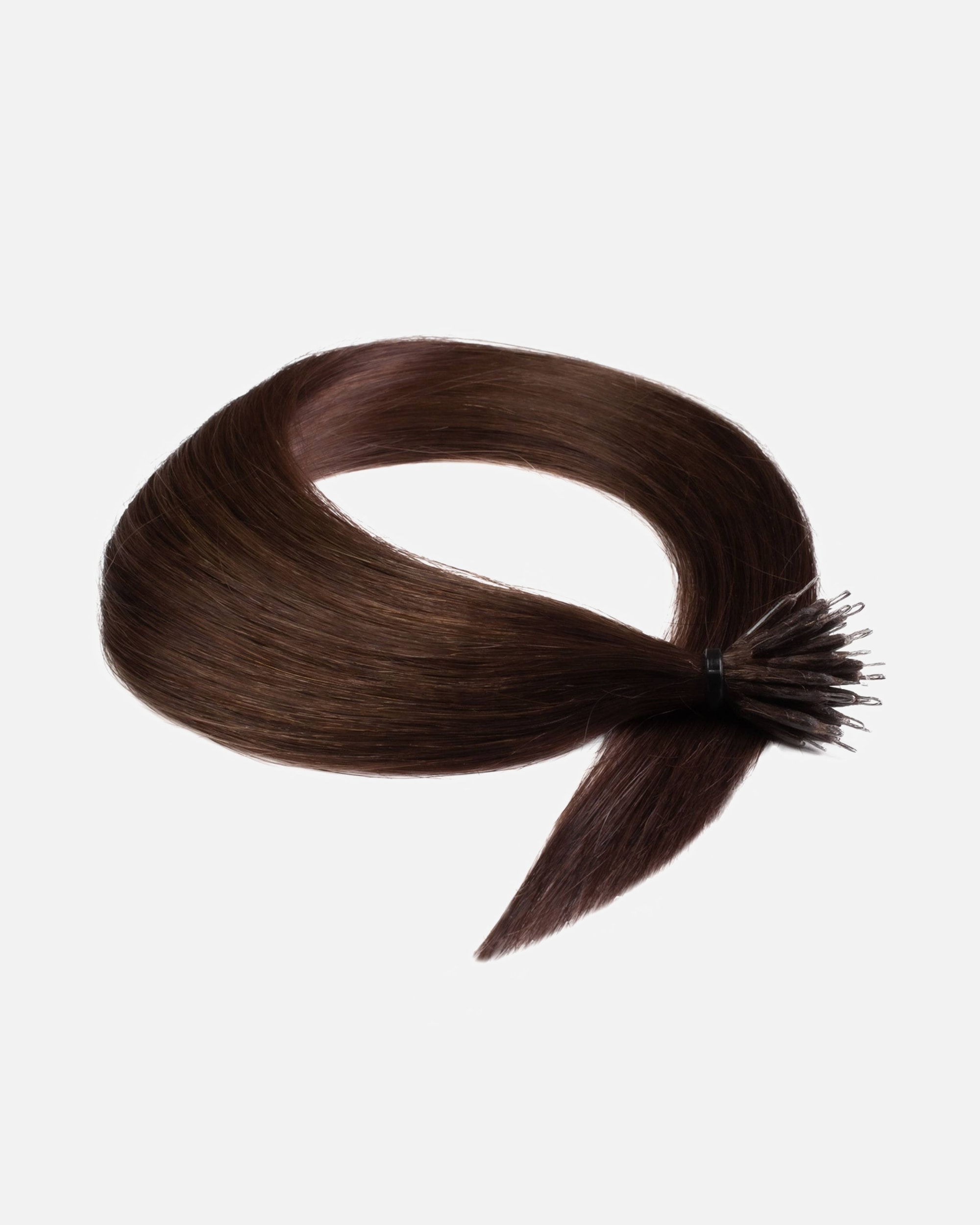 Extensions für Weiblich hair2heart Nanoring Extensions Premium Echthaar #6/3 Dunkelblond Gold 1g 60cm