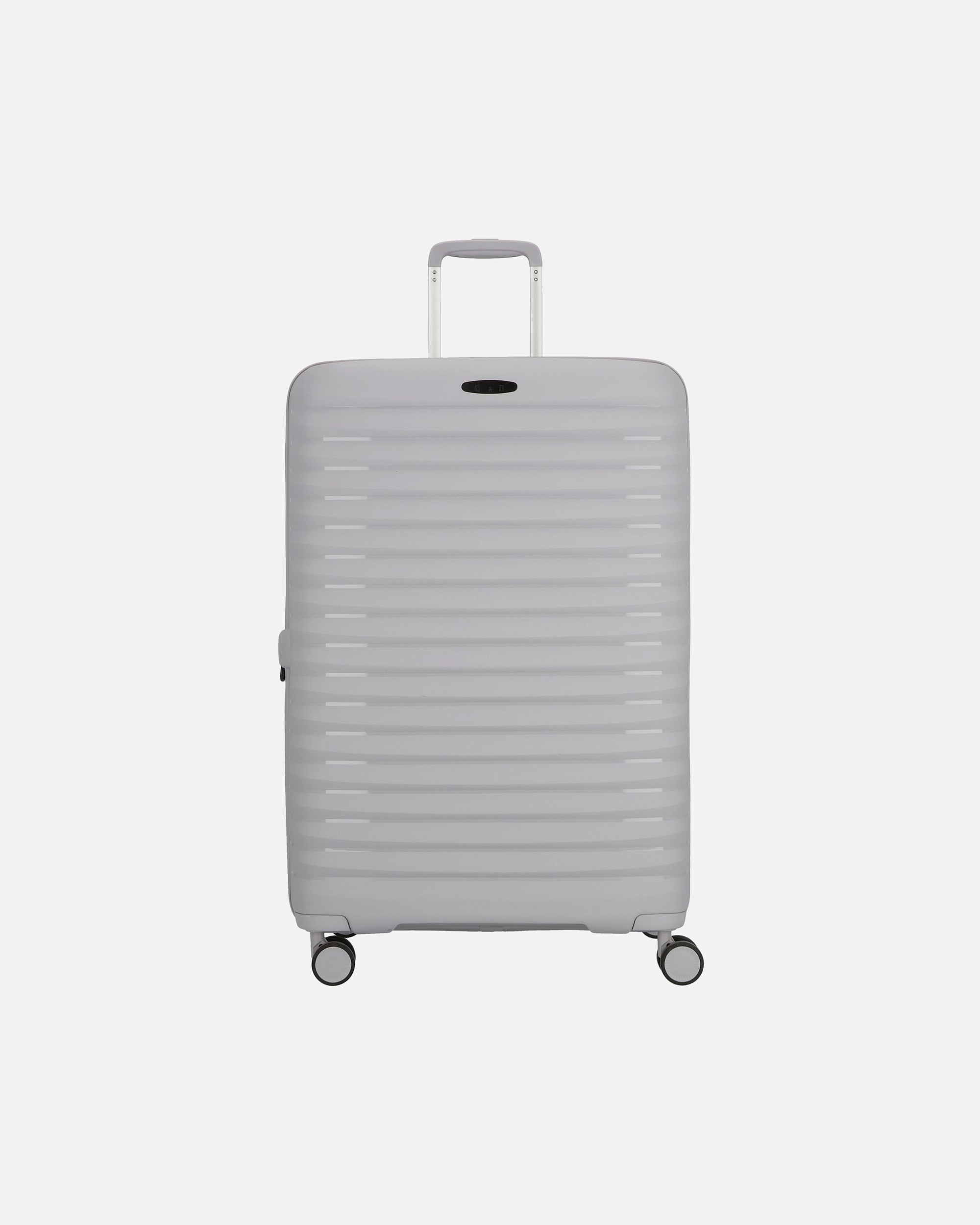 Koffer für Männlich d & n Travel Line 4500 4 Rollen Trolley L 75 cm mit Dehnfalte grey