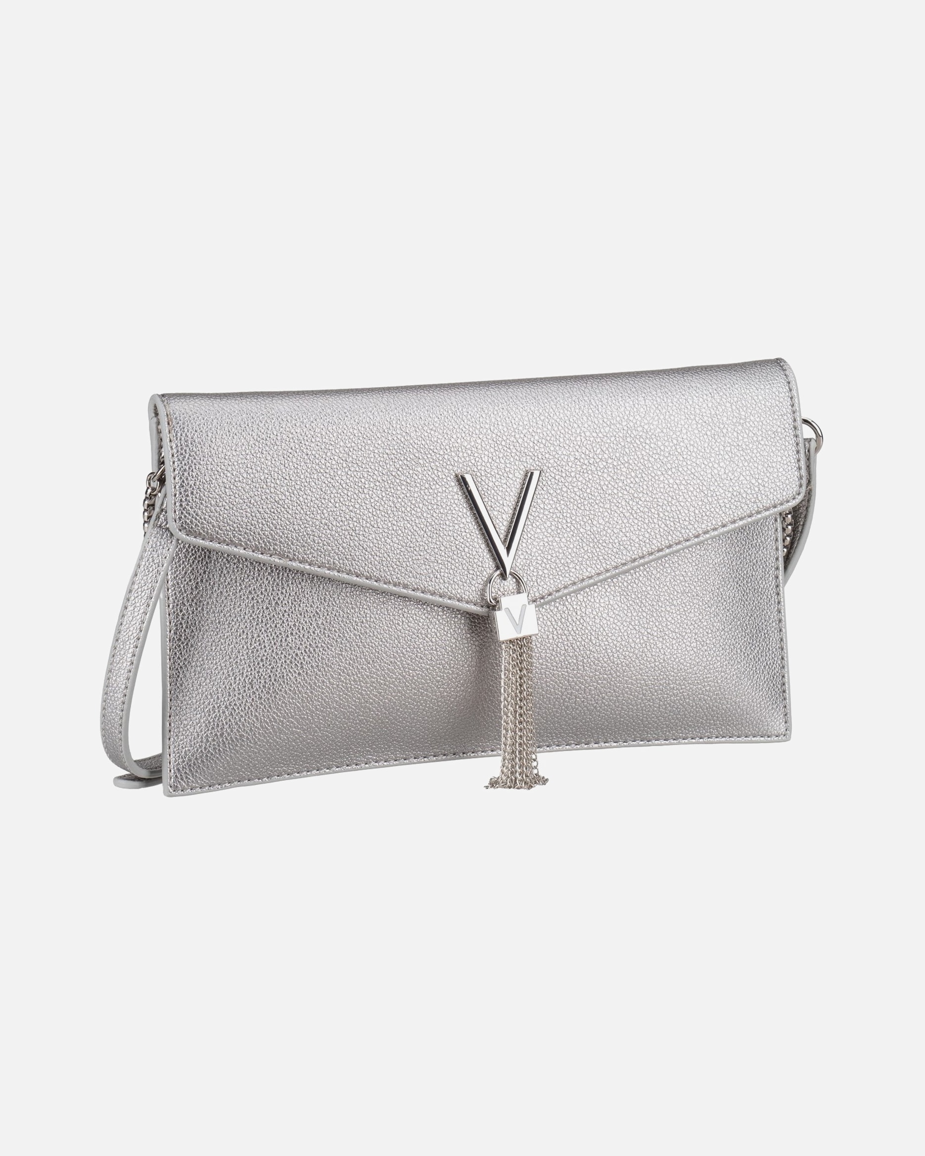 Handtasche für Weiblich Valentino Bags Clutch Luxe J17 Argento