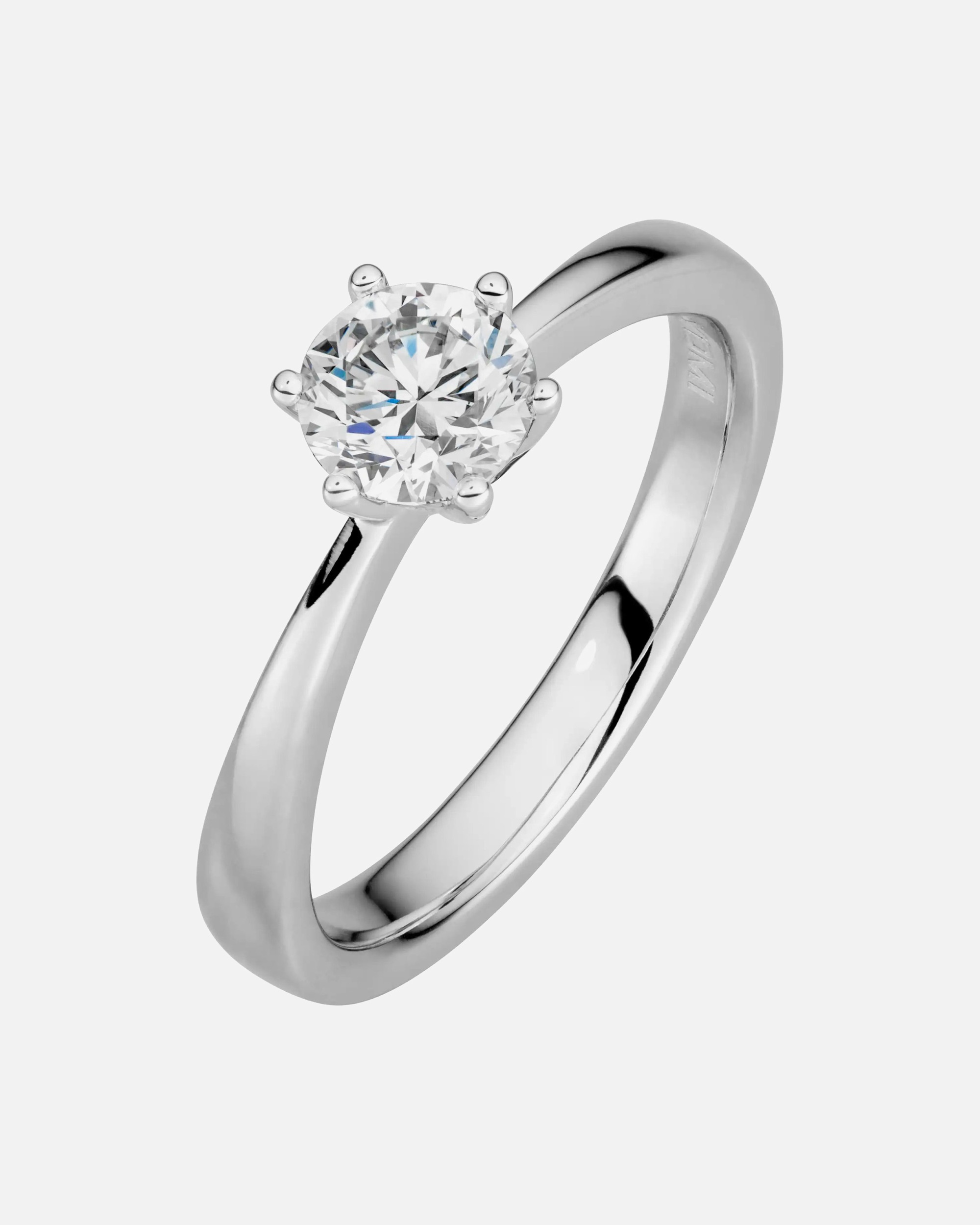 Ring für Weiblich Lyomi Default Brand Line Ring 585/- Gold Diamant Lab Grown weiß 0,75ct. 060 (19,1)