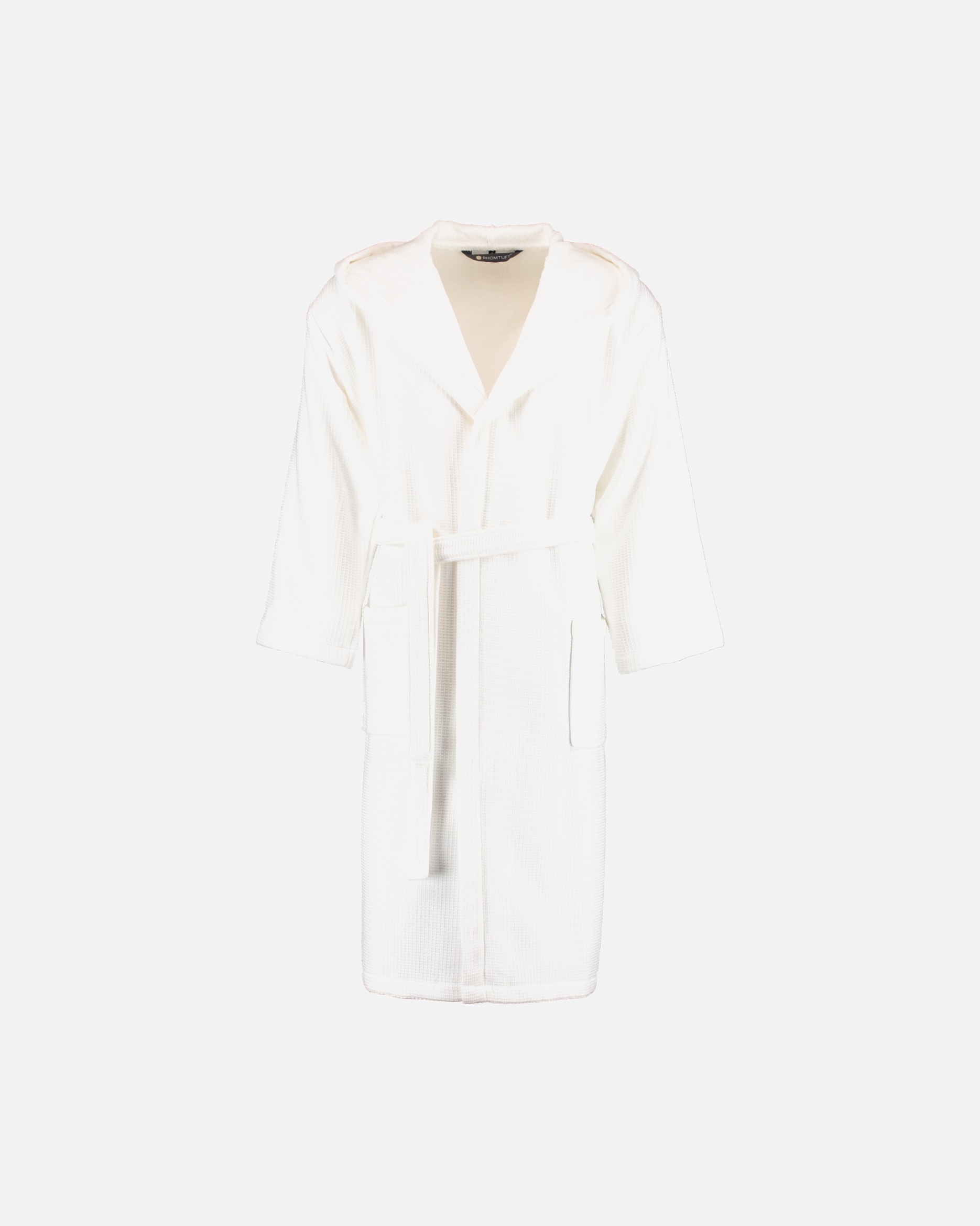 Bademantel für Unisex Rhomtuft Rhomtuft Bademäntel unisex Kapuze Face & Body weiß - 01 S