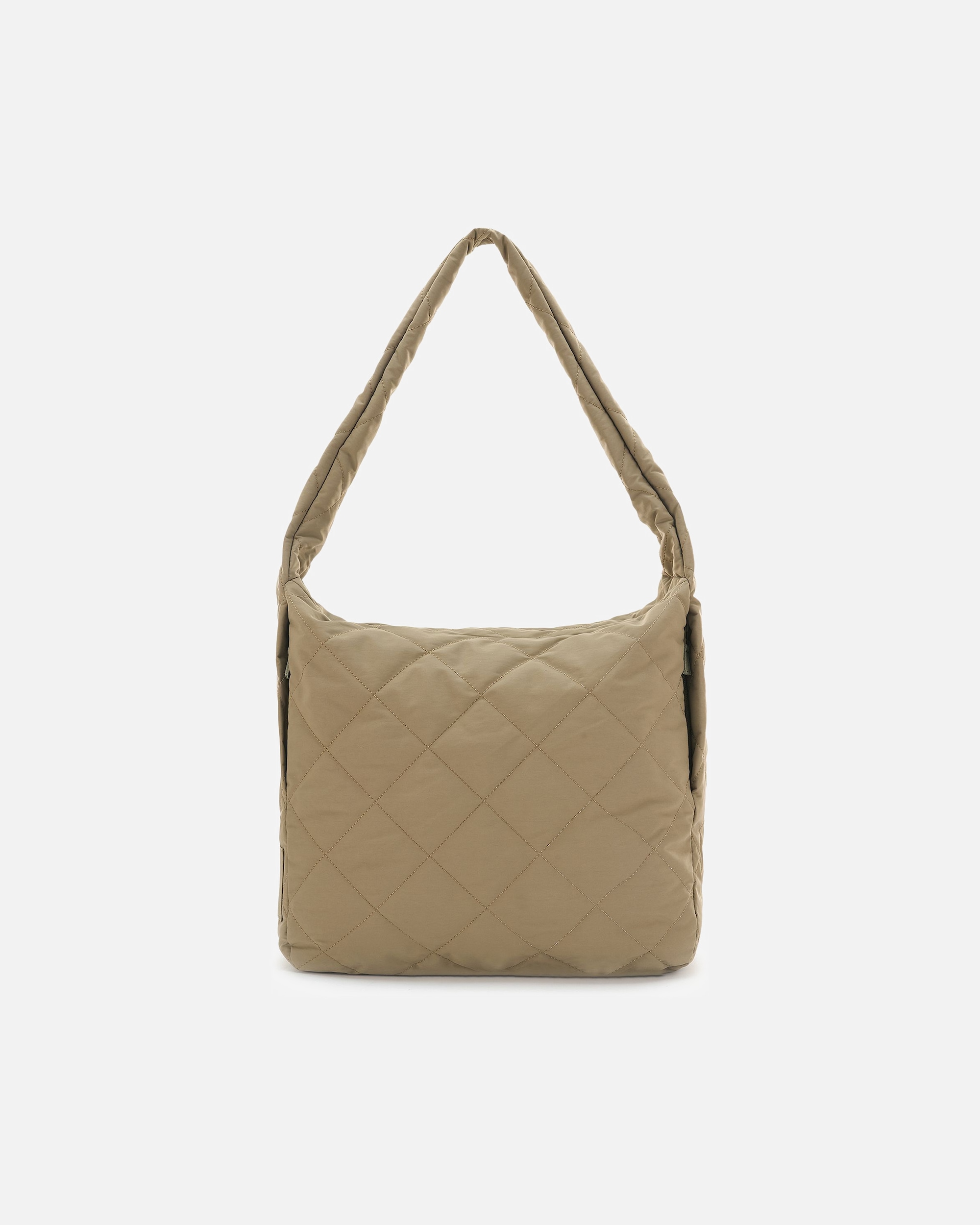 Tasche für Weiblich Seidenfelt Hetta Schultertasche greige khaki