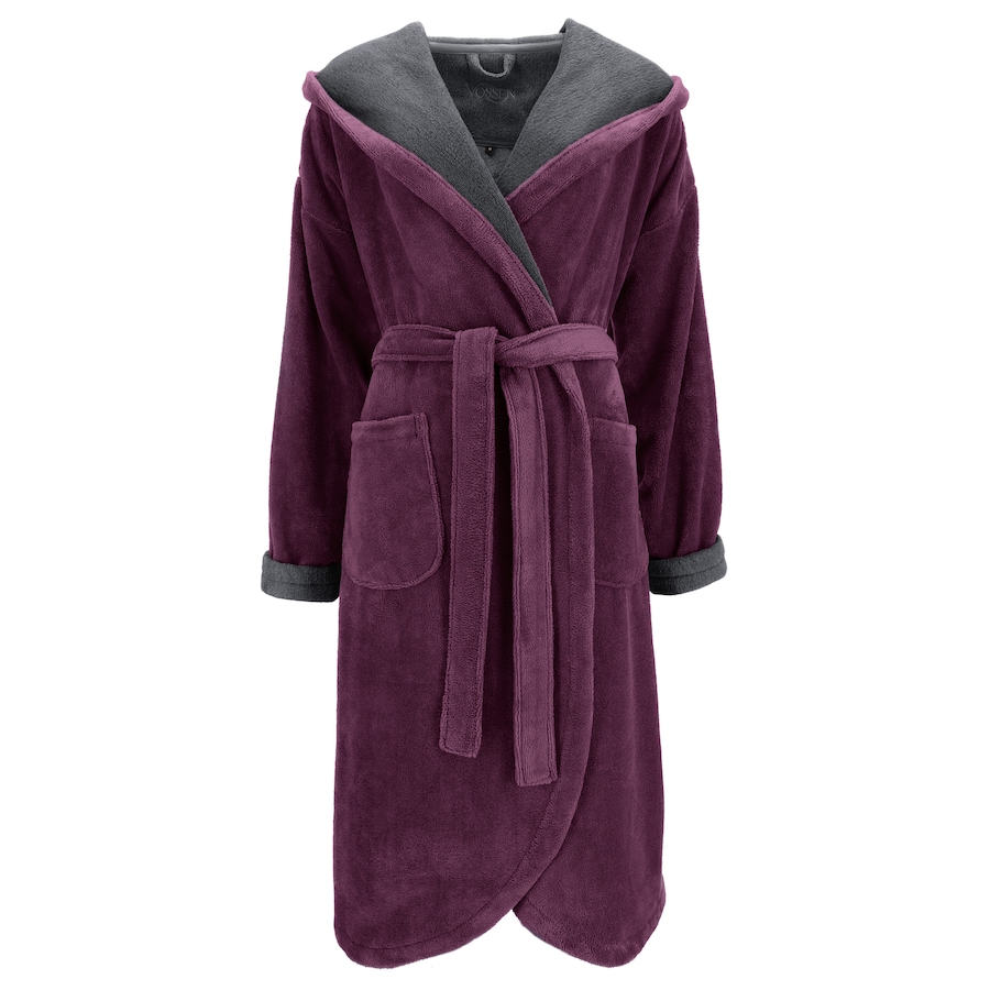 Vossen Bademäntel Damen Kapuze Balance Carmen elderberry/graphit - 0002 L