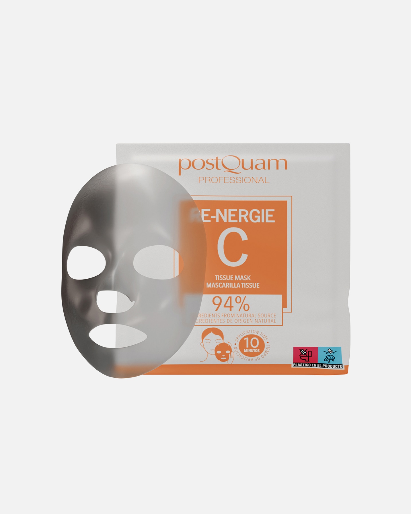 Reinigungscreme für Unisex Postquam Tissue Mask With Vitamin C 20 ml