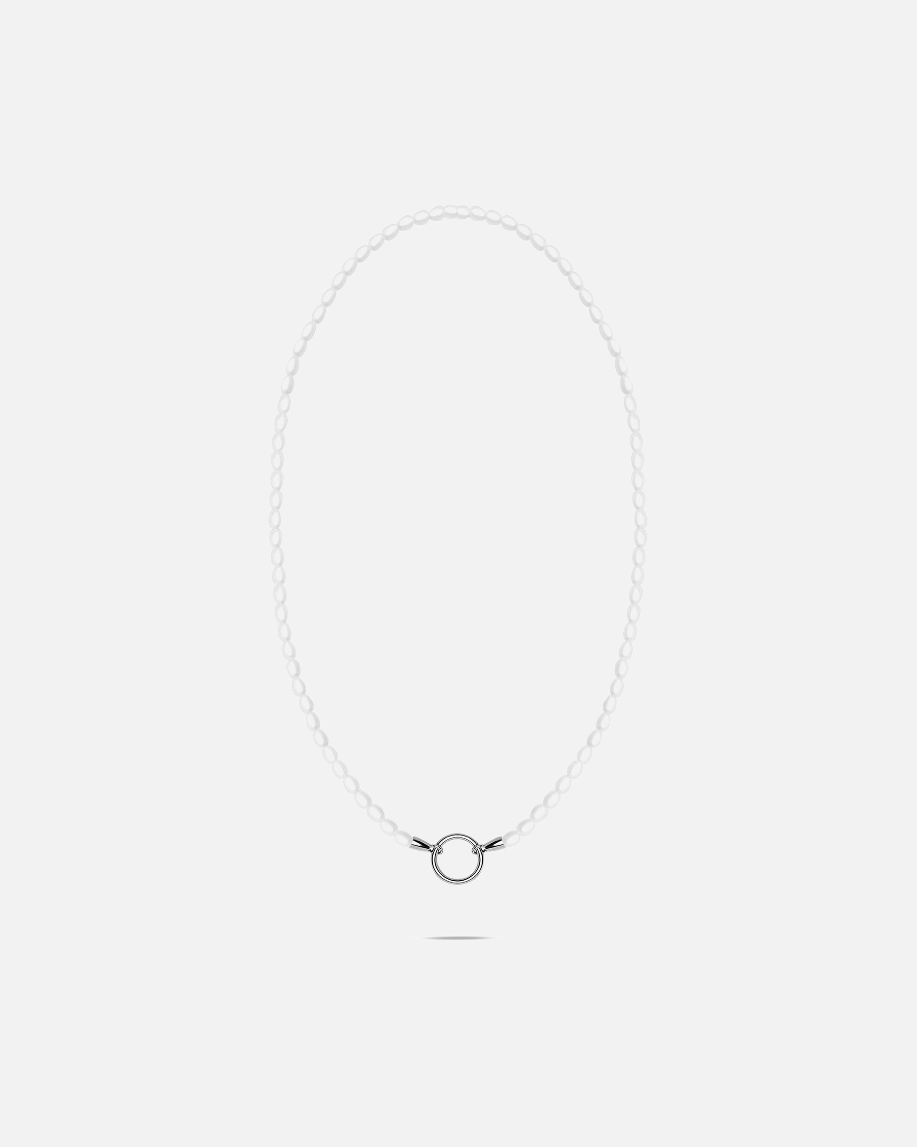 Halskette für Weiblich Tamaris Kette Edelstahl, Perle silber