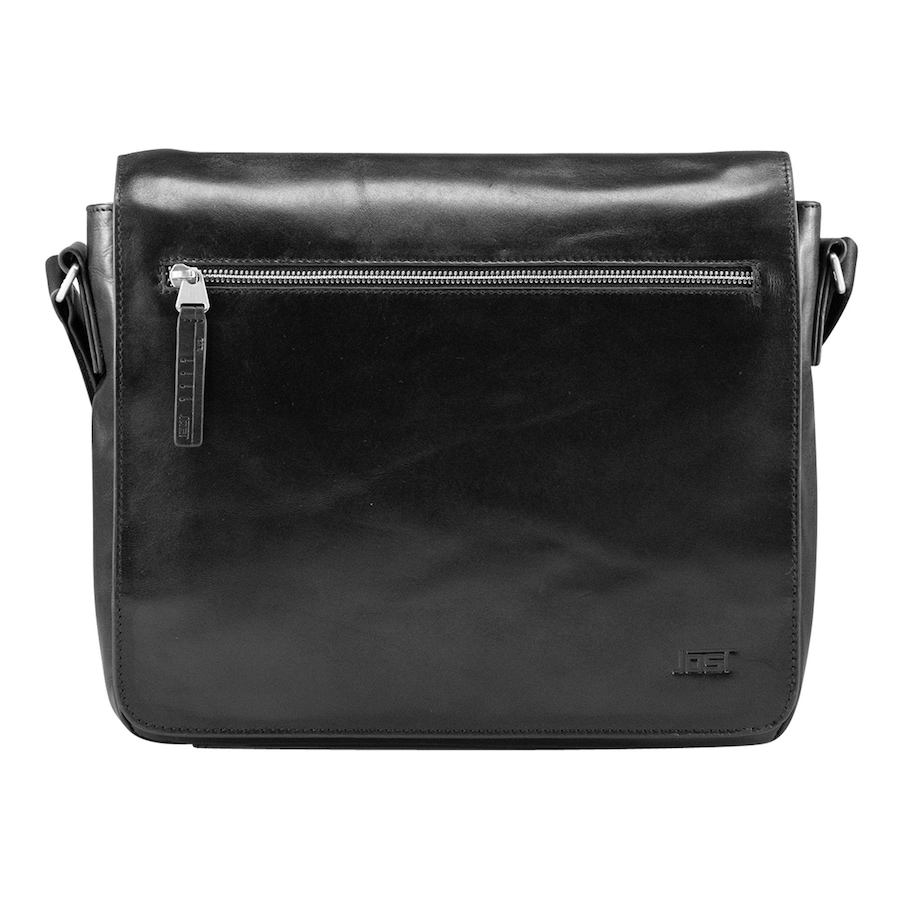 Jost Skagen Aktentaschen Messenger Leder 32 cm Laptopfach black Schwarz Herren