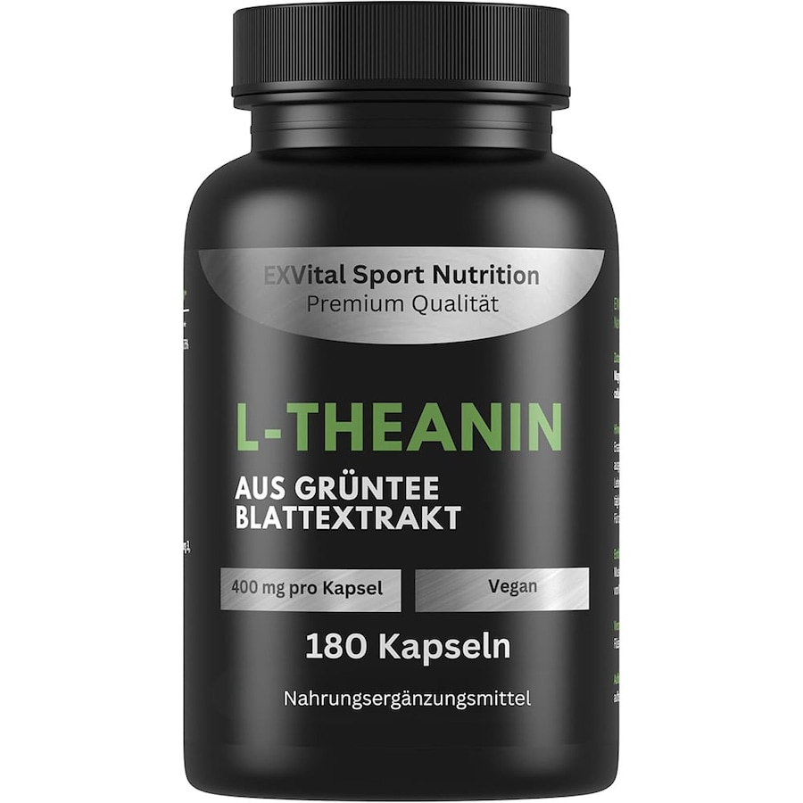 EXVital L-Theanin Kapseln aus Grüntee Blattextrakt 90 g