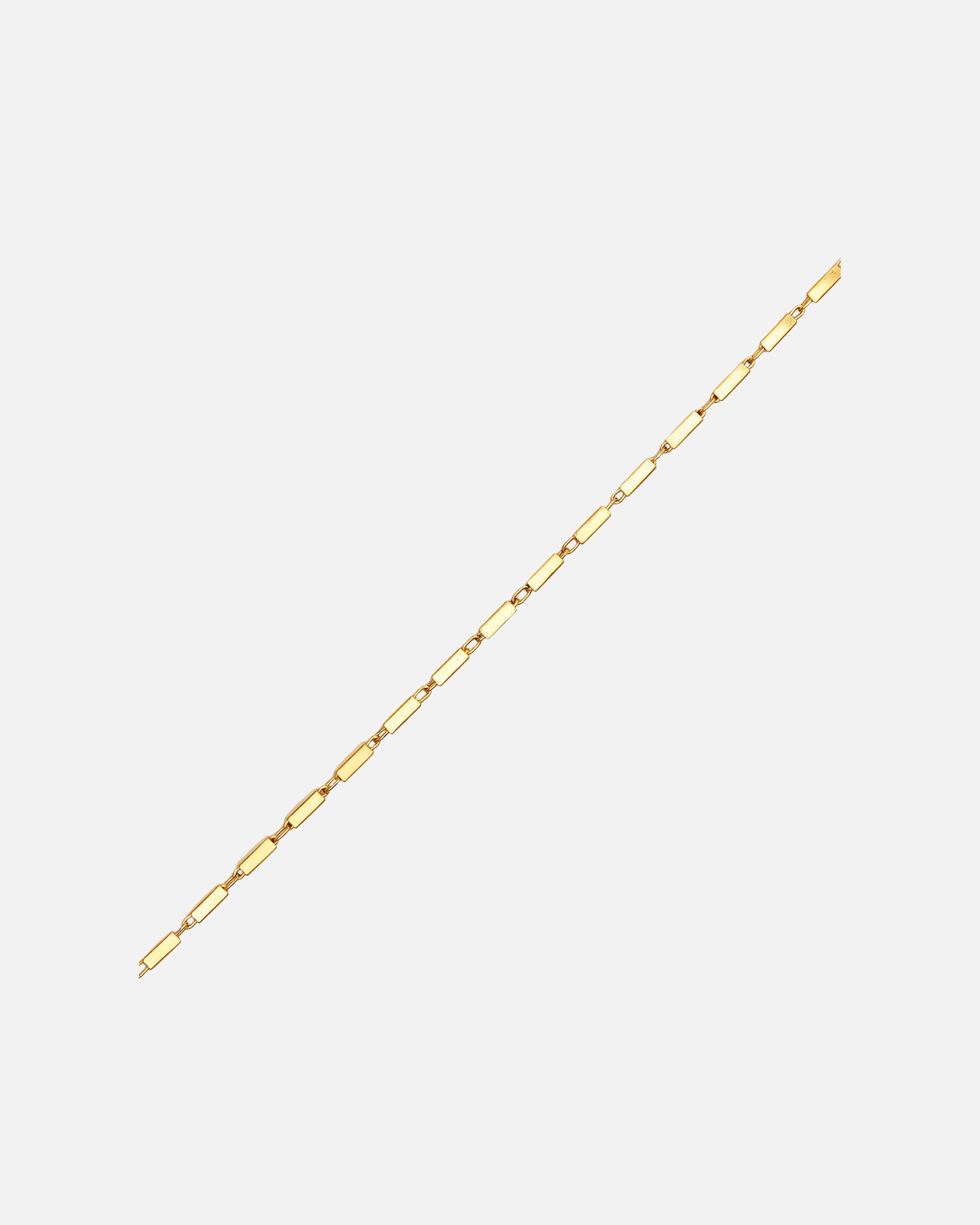 Armband für Weiblich Stilnest Brick Gliederkette 925 Sterling Silber goldfarben