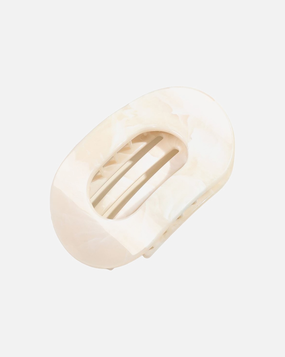 Haarklammer für Unisex SOHO Carlie Marble Haarklammer White Marble