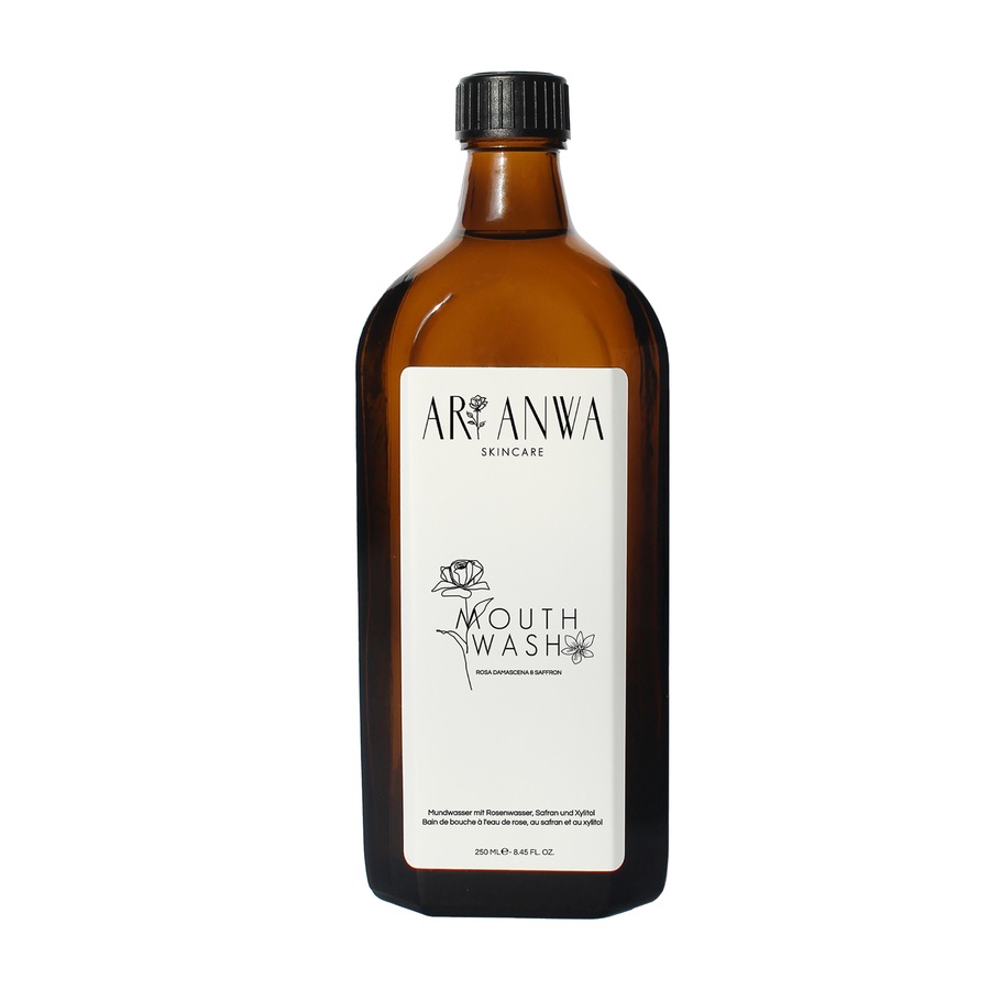 ARI ANWA Skincare Mouthwash Rose | Mundwasser mit Rosenwasser & Safran 250 ml