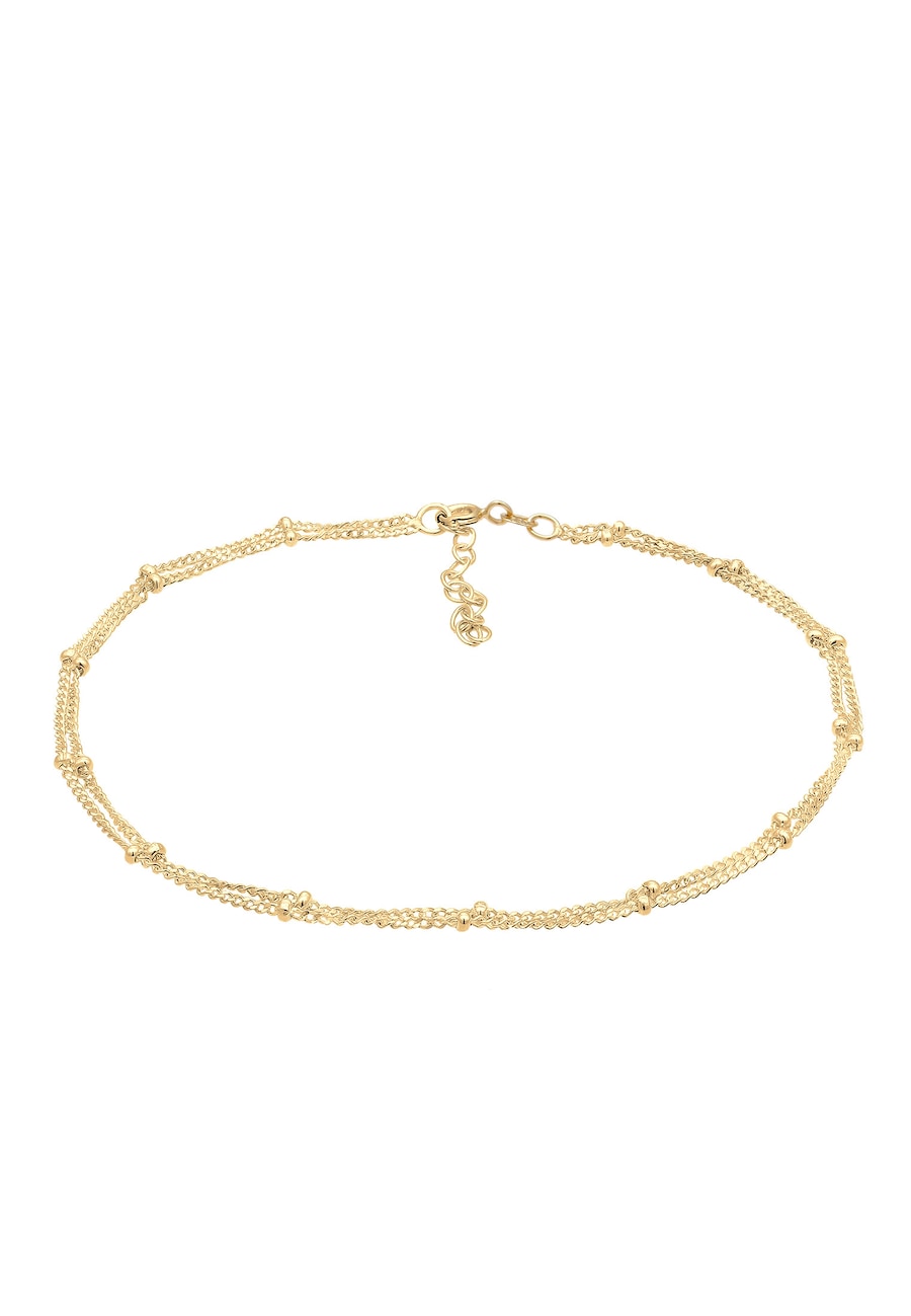 Elli Basic Kugelkette Sommer Strand Zeitlos 925 Silber 25 Damen