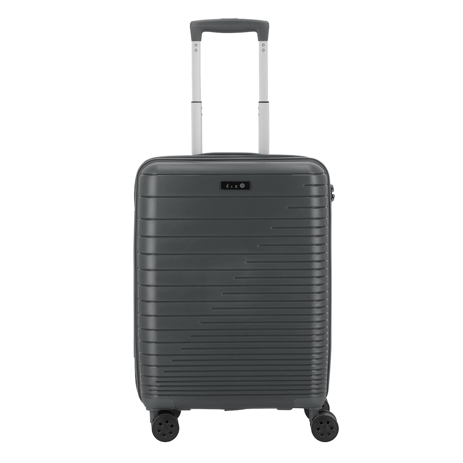 d & n Travel Line 4600 4 Rollen Kabinentrolley S 55 cm grey Grau Herren