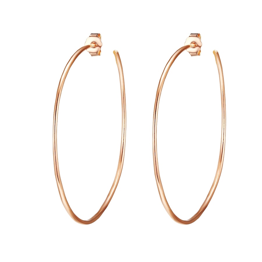 Glanzstücke München Creolen Sterling Silber in Roségold 50,0 mm Damen