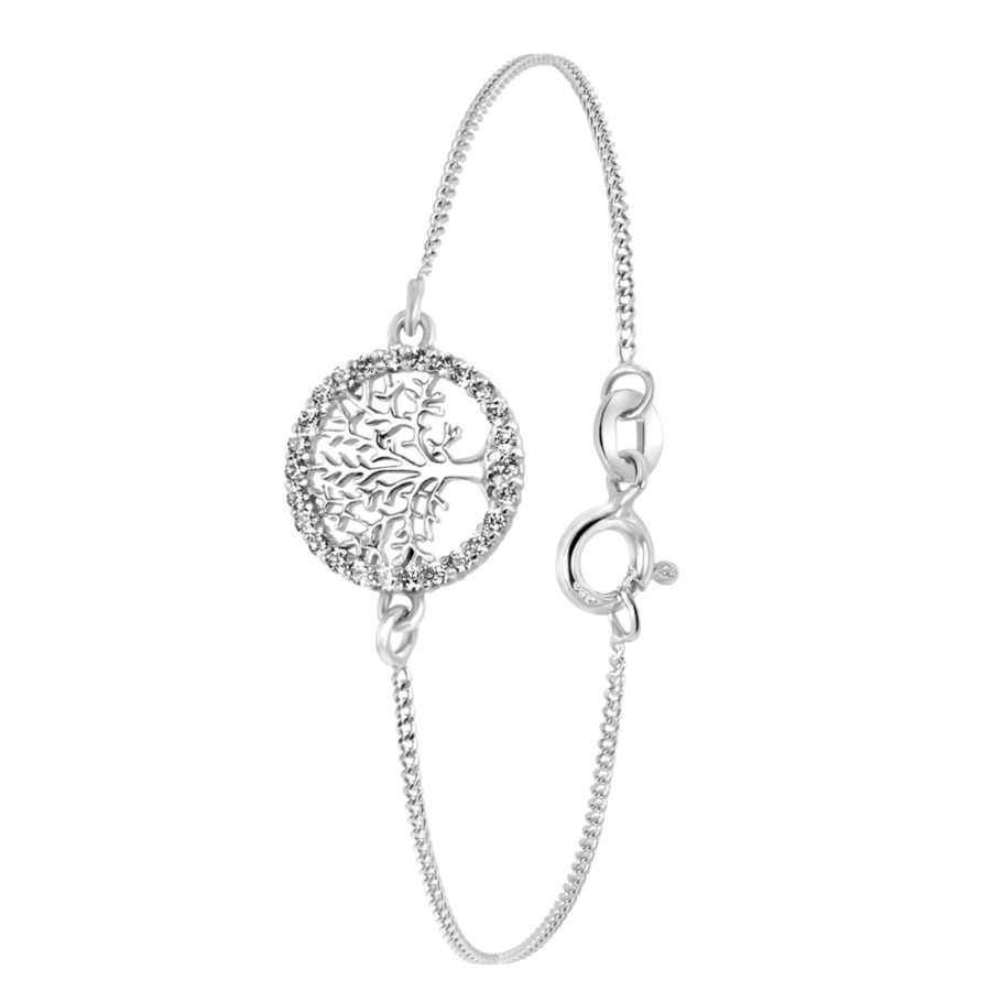 Lucardi Armband 925 Silber - silbern Damen