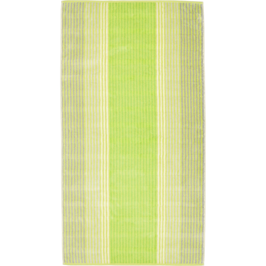 Cawö Handtücher Noblesse Cashmere Streifen 1056 kiwi - 45 Duschtuch 80x150 cm Grün