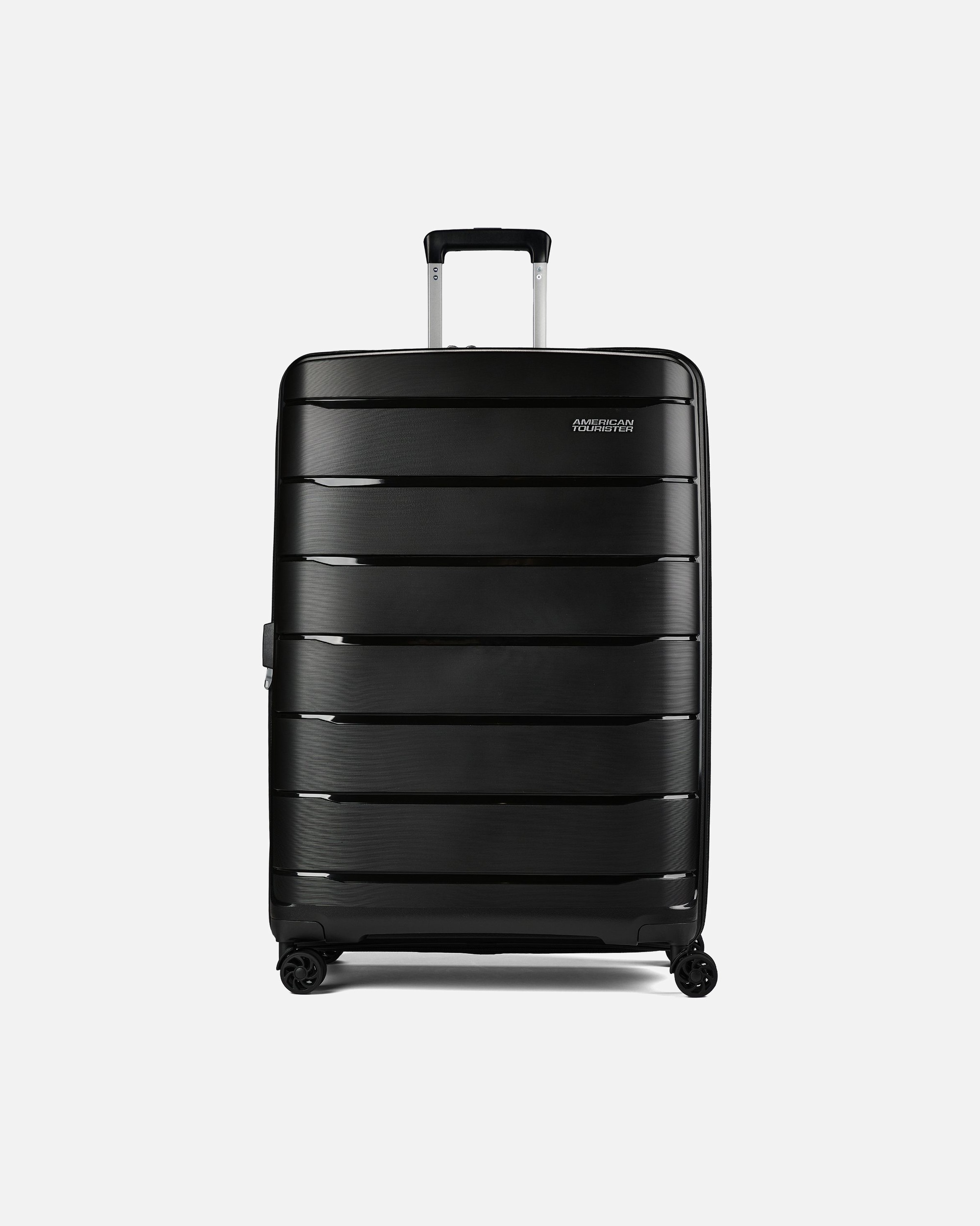 Trolley für Männlich American Tourister Summer Pop 4 Rollen Trolley 76 cm mit Dehnfalte black