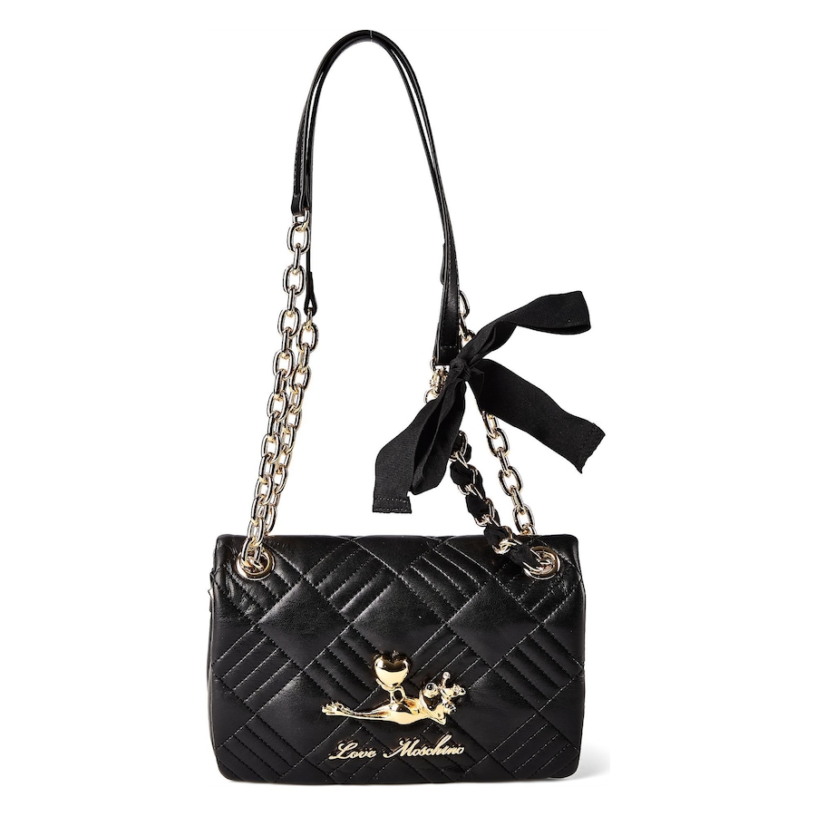 Love Moschino Frog Bag Schultertasche black Schwarz Damen