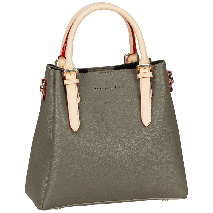 Bugatti Handtasche Ella Top Handle M Olive Grau Damen