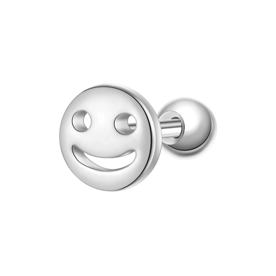 Glanzstücke München Ohrstecker Lucky Face aus Sterling Silber in 5,3 mm Damen