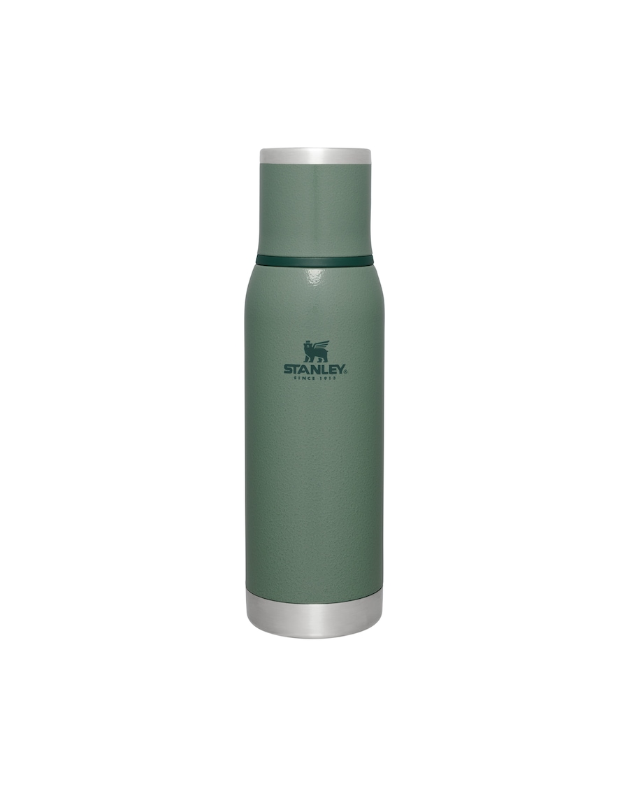 Stanley 1913 Isolierflasche - 0,75L ADVENTURE TO-GO BOTTLE Hammertone Green Grau