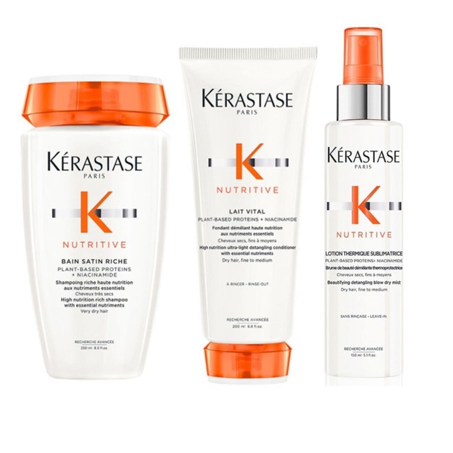 Kérastase Nutritive Set RICHE Lotion (Bain Riche / Lait Vital/ LotionThermique)* Damen